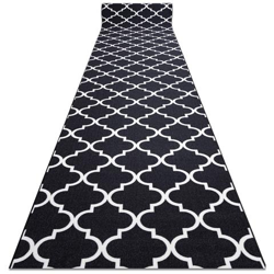 Passatoia Gommata Marocco Trifoglio 120 Cm Nero Trellis 30350 Nero 120x630 Cm precio