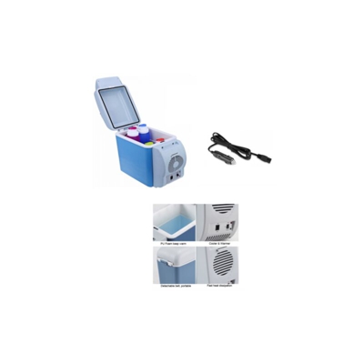 Frigo Mini Portatile 12V 7,5 Litri Lt Frigorifero Da Auto Viaggio Freddo Freezer