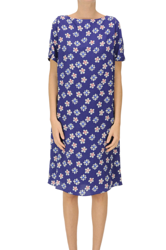 Flower print silk dress precio