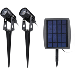 Luce solare plug-in 2LED, pannello solare in polisilicio, bianco puro precio