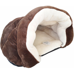 Topolenashop - Lettino sacco a pelo cestino per cane cani gatti morbida coperta 40x40x30 cm precio