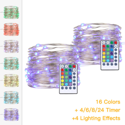 RGB Battery Box Fairy Lights - Tomshine en oferta