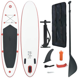 Set Tavola Gonfiabile da SUP Rosso e Bianco características