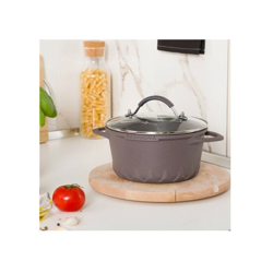 Kasanova - Casseruola New Pompei Cm 26 Grigio Scuro en oferta