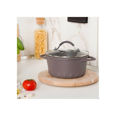 Kasanova - Casseruola New Pompei Cm 26 Grigio Scuro