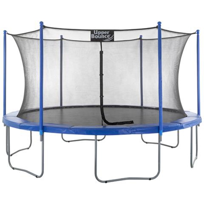 Trampolino Tappeto Elastico da Giardino e Esterno 427 cm Completo di Rete di Sicurezza