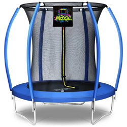 Trampolino a Zucca da Giardino ed Esterno con Rete di Sicurezza 183 cm Blu en oferta