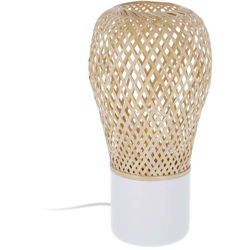 Lampada da tavolo Derora bianco - Natural - Kave Home en oferta