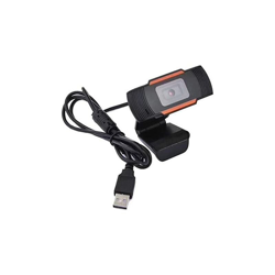 Thsinde - 30 degrés rotatif 2.0 HD Webcam USB caméra vidéo enregistrement caméra Web avec Microphone pour ordinateur PC, Orange, 480p características