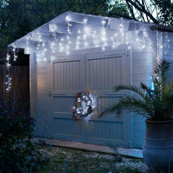 Blachère Illumination - Tenda sfarfallio LED per esterni 5 mx 1,5 m Effetto digitale bianco freddo precio