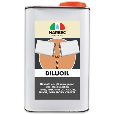 Marbec - DILUOIL 1LT | Diluente per prodotti impregnanti oleo-cerosi