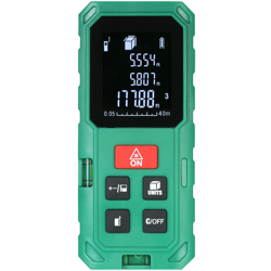 Telemetro laser digitale portatile S40 da 40 m, spedito senza batteria, versione verde - versione verde características