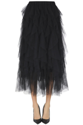 Frilled tulle skirt precio