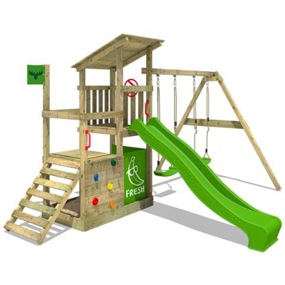 fatmoose Parco Giochi Fruityforest Fun Xxl Con Doubleswing