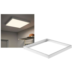 Kit cornice fissaggio pannello led 60x60 staffa soffitto pareti muro plafoniera precio