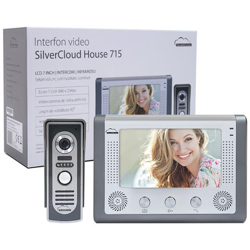 Videocitofono Silvercloud House 715, Schermo Lcd Da 7 Pollici, Videocamera Per Esterni, Visione Notturna, Uscita Yala Elettromagnetica precio