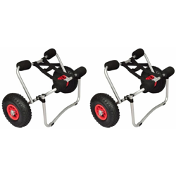 YOUTHUP Carrello per Kayak 2 pz Alluminio en oferta