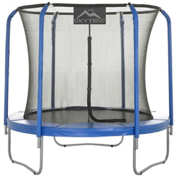 Trampolino Tappeto Elastico da Giardino e Esterno 244 cm Completo di Rete di Sicurezza características