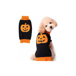 PETCARE Halloween zucca animale domestico maglione vacanze festa per gatto e bambolotto per cani di piccola taglia en oferta