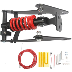 Accessori scooter, ammortizzatore posteriore per scooter, adatto per scooter elettrici M365 e PRO1 / PRO2, rosso, (adatto per PRO1, PRO2) en oferta