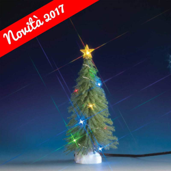 ABETE CON LUCI MULTICOLORE - CHASING MULTI LIGHT SPRUCE TREE MEDIO COD 74268 - Lemax precio