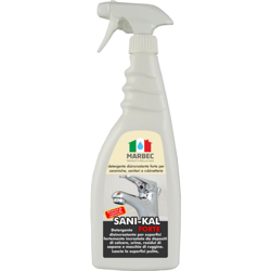 SANI-KAL FORTE 750ML | Detergente disincrostante forte per ceramiche, sanitari e rubinetterie características