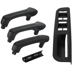 Interruttore finestrino anteriore sinistro nero Set di combinazione maniglia interna per auto per Volkswagen Golf / Jetta MK4 1999-2004 precio