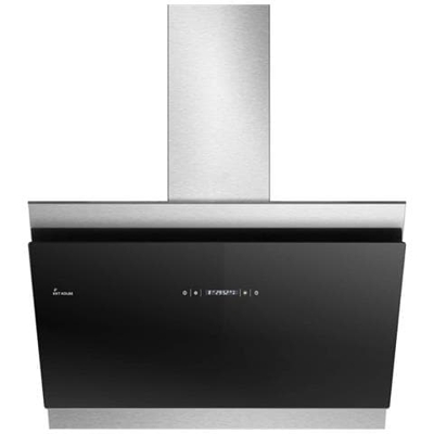 Cappa BICOLORE807SM a Parete da 80 cm Aspirante Colore Nero