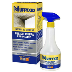 Mufficida spray Muffyxid elimina muffe muschi alghe antimuffa rimuovi macchie - Faren características