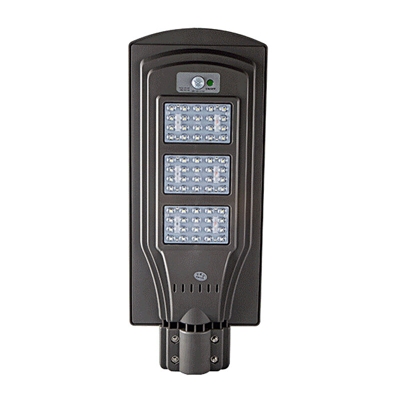 Lampione stradale solare a LED | Lente grigia 6V, 60W - Lente grigia 6V, 60W