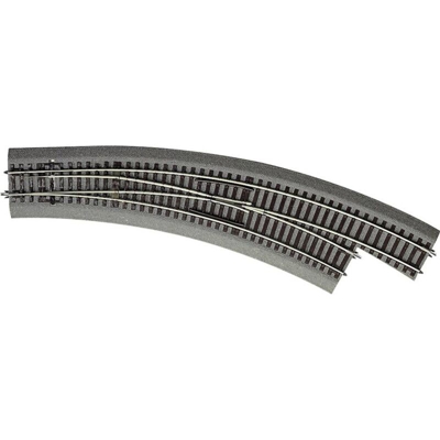 42573 H0 Line (con massicciata) Scambio curvo 30 ° 419.6 mm - Roco