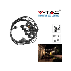 V-Tac Vt-7135 Catenaria 5 Metri Catena Luminosa E27 Per Esterno Ip65 - Sku 3698 en oferta