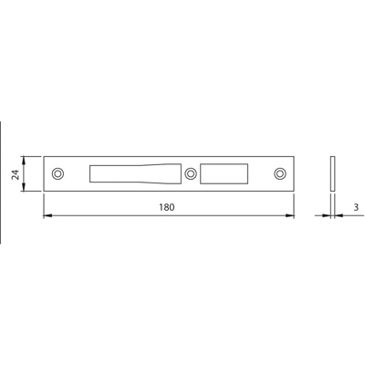 5 PZ Di ISEO ART. 038.030 CONTROPIASTRA X SERR.783.1