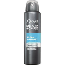 MEN CARE DEODORANTE SPRAY 150 ML CLEAN COMFORT - Dove precio