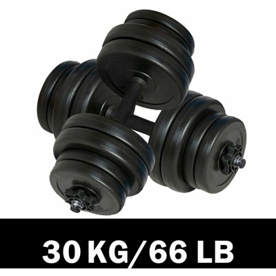 Manubri 2x15 kg - Nero - Youthup