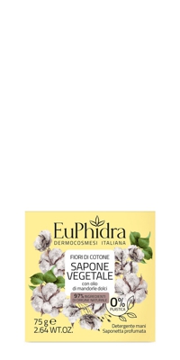 EUPHIDRA SAPONETTA VEGETALE FIORI DI COTONE75 G