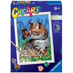 Ravensburger Puzzle 3D Creart D Gattino E Farfa en oferta