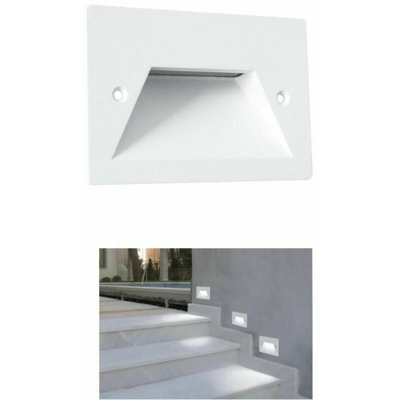 Universo - Segnapasso Faretto Led Luce Bianca3 W Segnapassi Da Giardino X Scale Muro Es49b