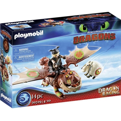 Playmobil® Dragons Dragon Racing: Fishbone e Polpetta 70729