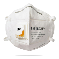 [Non medicale] Maschera antipolvere 9502V + KN95, tipo ad archetto, antiappannamento con valvola di respirazione - 3M precio