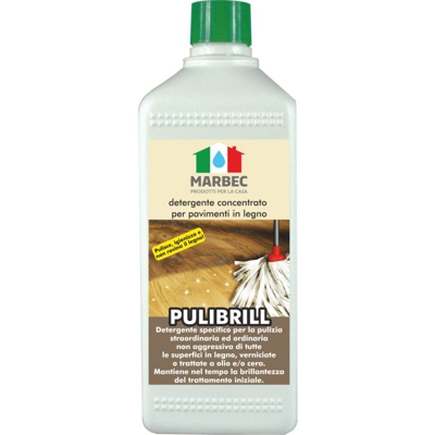 Marbec - PULIBRILL 1 LT | Detergente igienizzante per pavimenti in legno