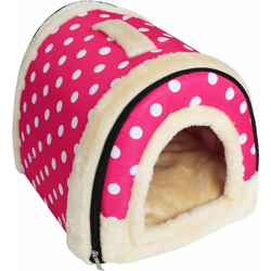 Pet House Pet Sacco a pelo Cuddle Pouch Lavabile Pet Bed House Mat per Burrower Gattini Gatti Cani Cuccioli Coniglio (S, Colore 3) precio