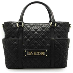 Borsa Donna Love Moschino A Mano / Tracolla Trapuntata Nero Bs21mo123 Jc4277 Media precio