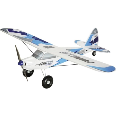 BK FunCub NG blau Bianco, Blu Aeromodello a motore In kit da costruire 1410 mm - Multiplex