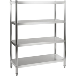 Scaffalatura in acciaio inox - 120 cm en oferta