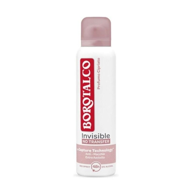 DEODORANTE SPRAY 150ML INVISIBLE ROSA - Borotalco