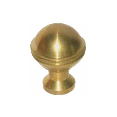 Elab Pomolo Sfera Ottone Lucido Zigrinato M12 Mm 60