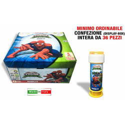 Bolle Di Sapone Spider Man características