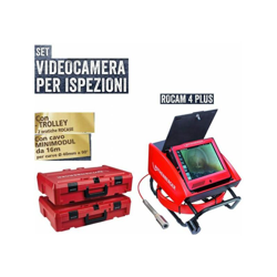 Set Videocamera Per Ispezione Rothenberger Modello ROCAM 4 PLUS- 30 m/40mm con testa da Ø 40 mm + Mini-Modul, 16 m características