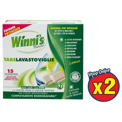 Winni'S Naturel 30 Tabs Patiglie Per Lavastoviglie Limone en oferta